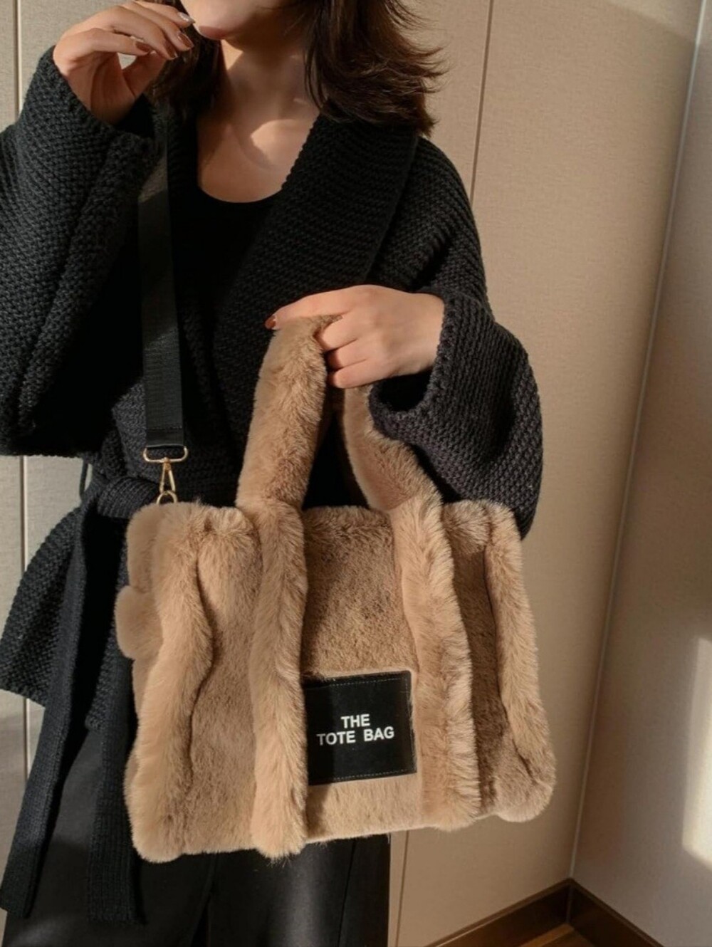 Faux Fur Handbag